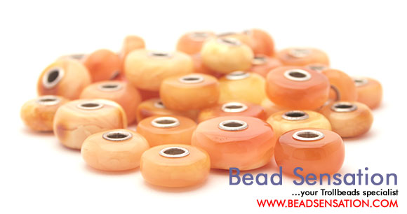 Trollbeads Limited Edition Pink Russian Amber