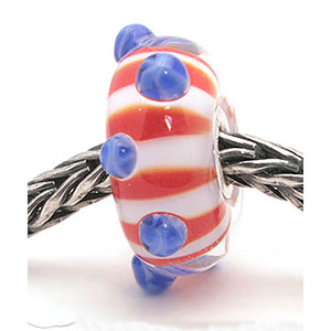 Trollbeads World Tour USA Star Spangled Bead
