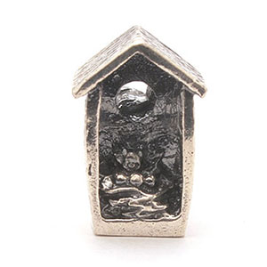 Trollbeads Retired Silver Birdhouse